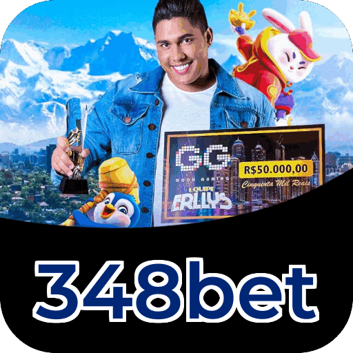 Interface do aplicativo 348bet mostrando jogos disponíveis no iOS e Android